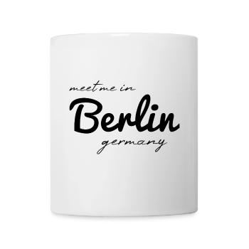 Berlin Deutschland Fan Flagge Design T Shirt - Tasse - Weiß - Vorne
