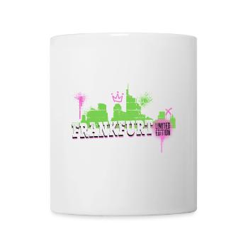Francfort, Skyline, ville, Allemagne, Graffiti - Mug blanc - blanc - Devant