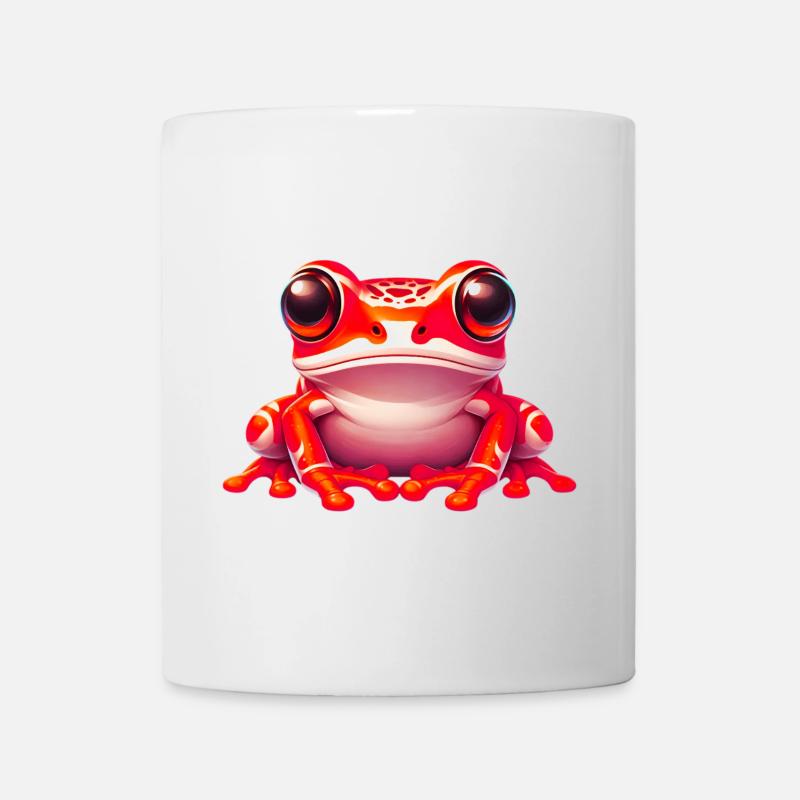Frosch - Tasse - Weiß