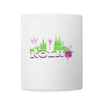 Cologne Skyline City Germany Cologne Graffiti - Mug - white - Front