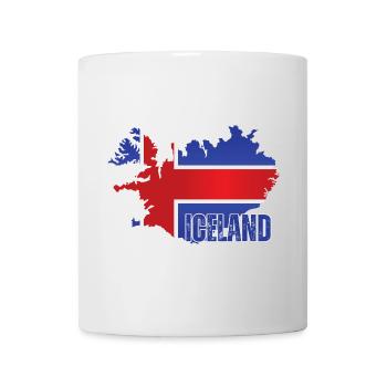 Fierté islandaise, drapeau islandais - Mug blanc - blanc - Devant
