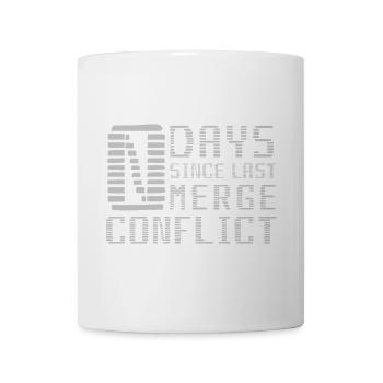 Merge Conflict Software Developer Developer geek - Mug - white - Front