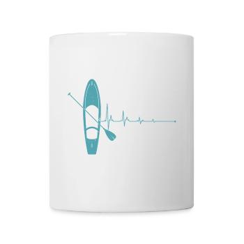 Pulseboard und Paddel - Tasse - Weiß - Vorne