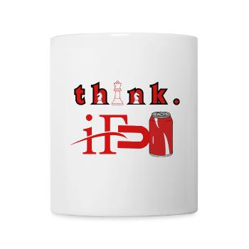 Think Chess Red Can Graphic - Mug - white - Front