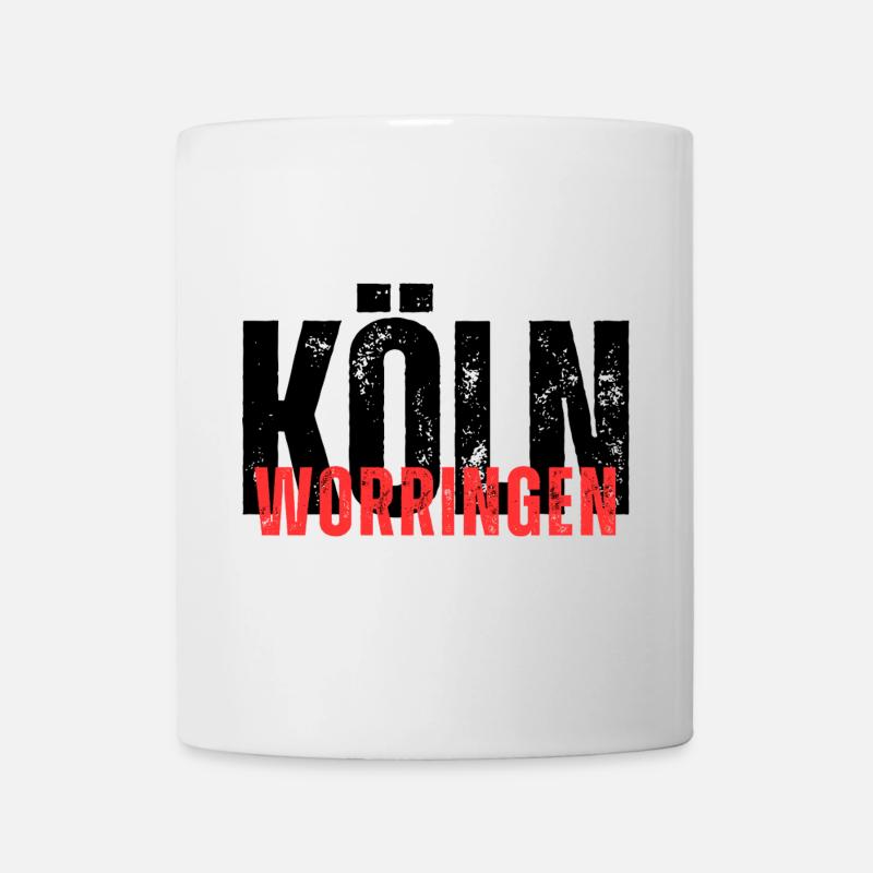 Worringen black red - Mug - white