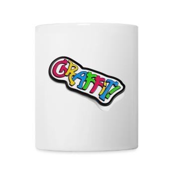Graffiti lettering 3d effect - Mug - white - Front