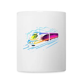 Train Cartoon Look - Mug - white - Front