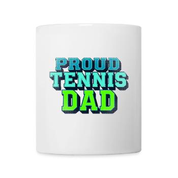 Proud Tennis Dad Shirt - Mug - white - Front