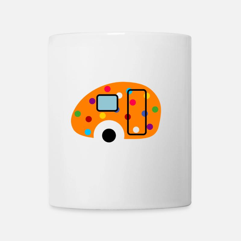 Caravane uniquement confettis blancs - Mug blanc - blanc