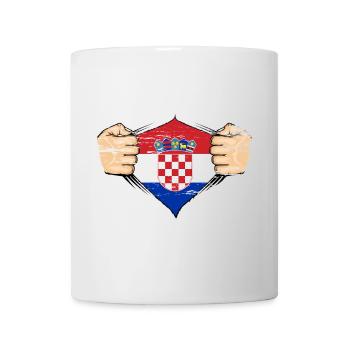 Croatia flag design used - Mug - white - Front