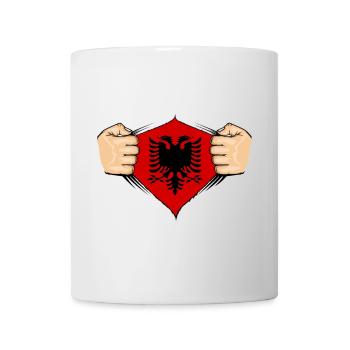 Albania Flag Design - Mug - white - Front