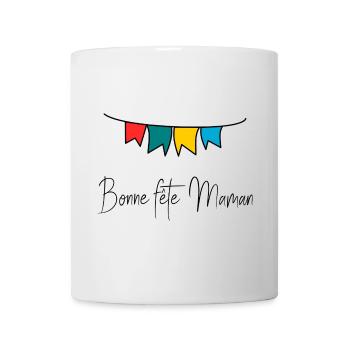 MOTHER'S DAY. HAPPY MOTHER'S DAY. MOM - Mug - white - Front