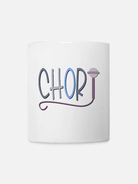 CHOR MIKROFON - HOBBY SINGEN - Tasse - Weiß