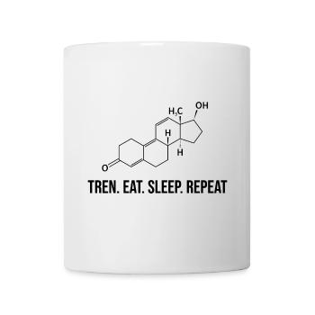 Tren. Eat. Sleep. Repeat - Mug - white - Front