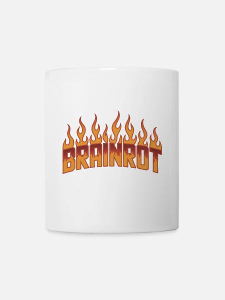 Brainrot - Lustige Skibidi Memes - Tasse - Weiß