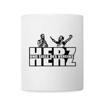 Herz und Seele des Vereins - Tasse - Weiß - Vorne