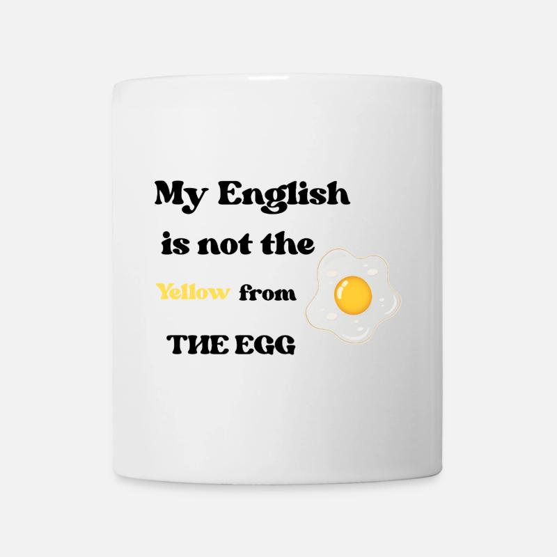 Frühstücks-Fried Egg Illustration - Tasse - Weiß
