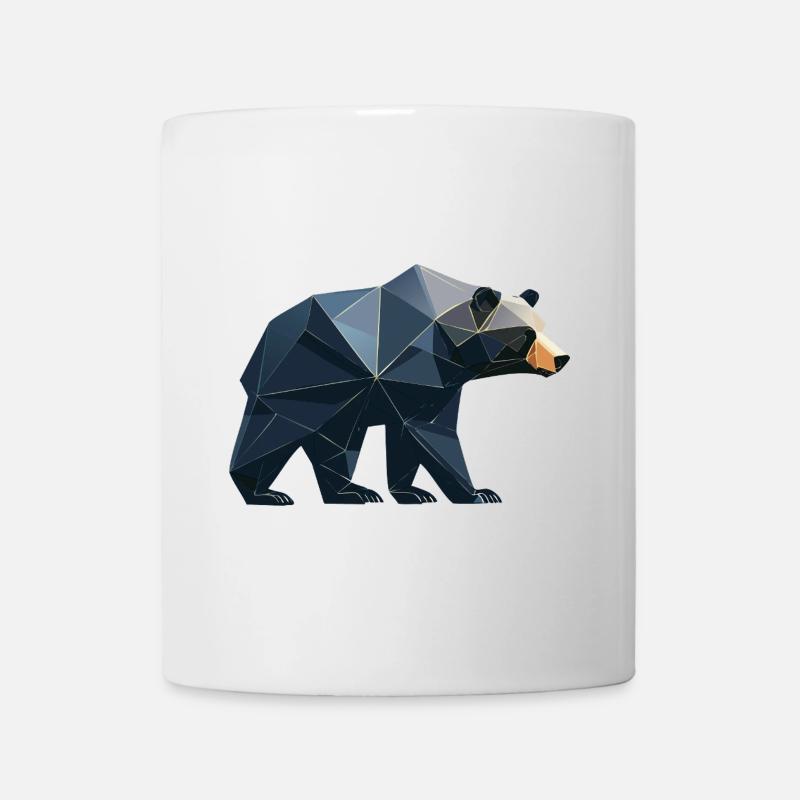 Schwarzbär Geo - Tasse - Weiß