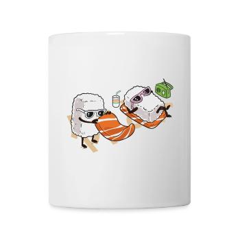 Sushis d’été - Mug blanc - blanc - Devant