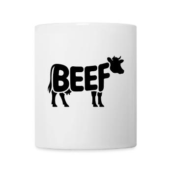 BEEF - Cool Meat Logo - Mug - white - Front