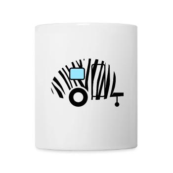 Caravan Caravan Zebra Pattern Holiday Camping - Mug - white - Front