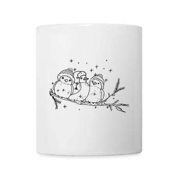 Drei Voegel - Tasse - Weiß - Vorne
