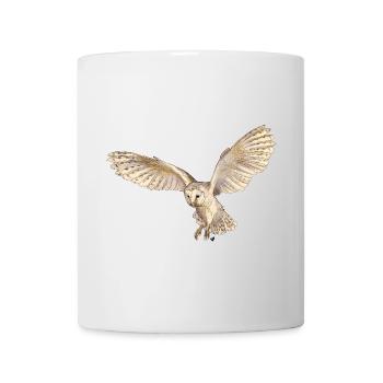 Wunderschöne Schleiereule im Flug - Tasse - Weiß - Vorne
