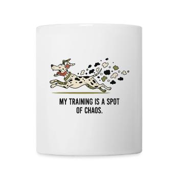 Mon entraînement est un peu chaotique - Mug blanc - blanc - Devant
