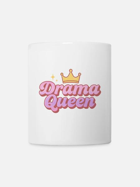 Reine du drame - Mug blanc - blanc