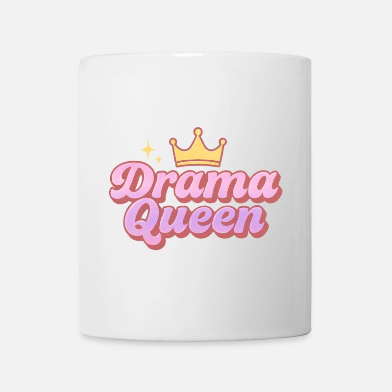 Drama Queen - Tasse - Weiß