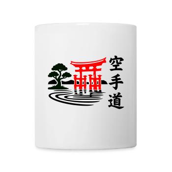 Karate Natur - Tasse - Weiß - Vorne