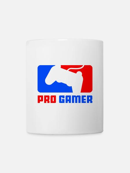 pro gamer - Tasse - Weiß