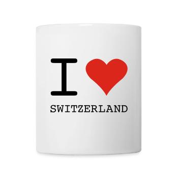 I LOVE SWITZERLAND - Tasse - Weiß - Vorne