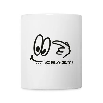 Crazy Comic - Tasse - Weiß - Vorne