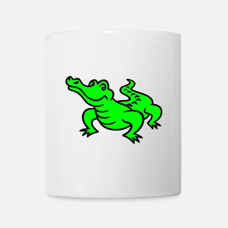 crocodile (a) - Mug blanc - blanc