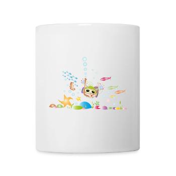 Taucher - Tasse - Weiß - Vorne