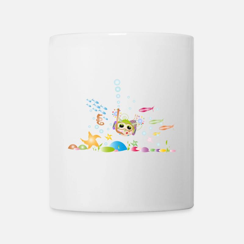 Plongée - Mug blanc - blanc