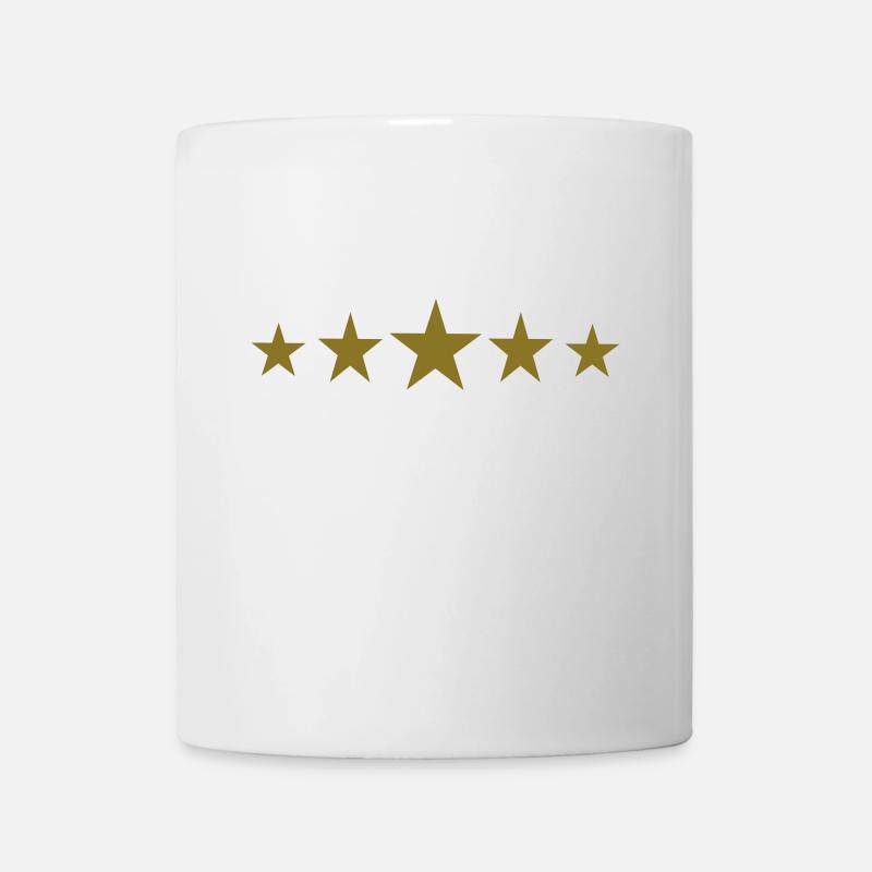Sterne - Tasse - Weiß