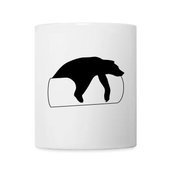 Chill Bär Schlafen Grizzly Ruhe Entspannen - Tasse - Weiß - Vorne