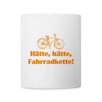 Fahrradkette - Tasse - Weiß - Vorne