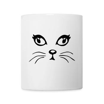 Pussy-cat Katze - Tasse - Weiß - Vorne