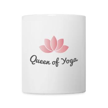 yoga - Tasse - Weiß - Vorne