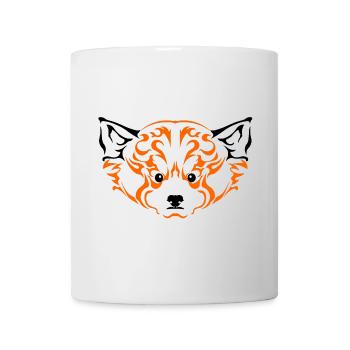 Panda1-roux - Mug blanc - blanc - Devant