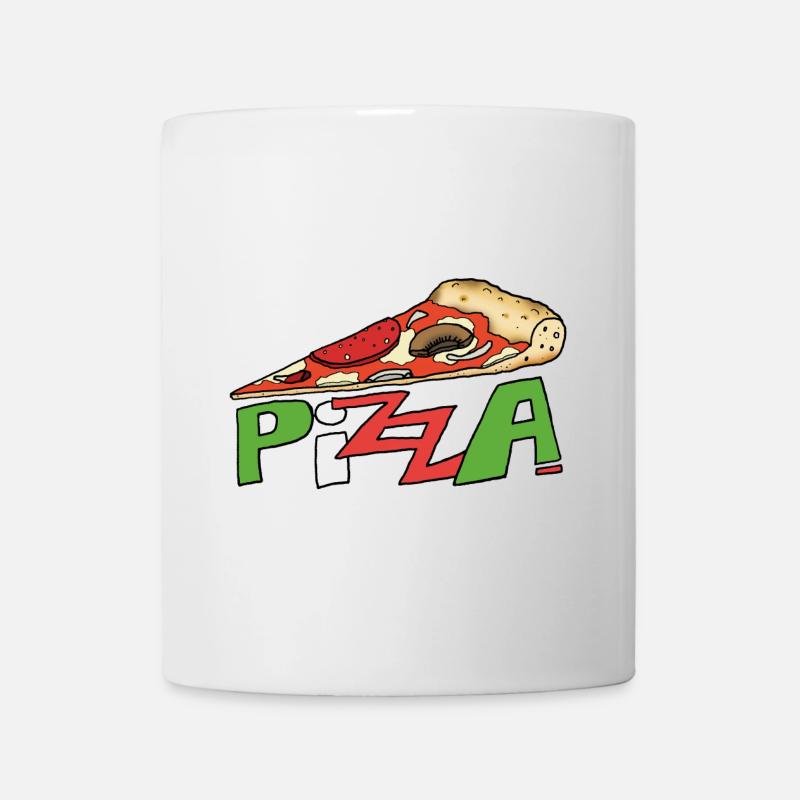 Pizza!! - Tasse - Weiß