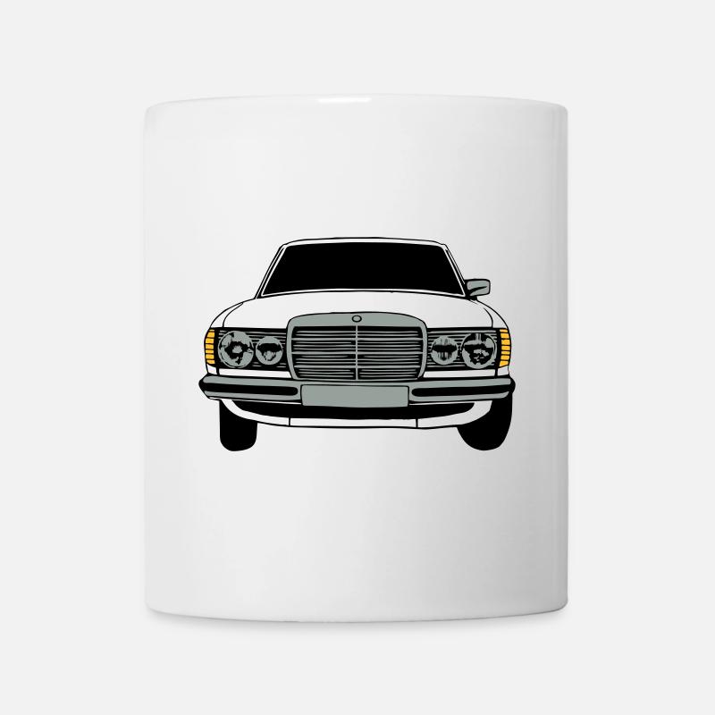 MB W123 Youngtimer Oldtimer,70er,80er (25) - Tasse - Weiß