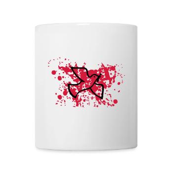 Dove of peace in the blood - Mug - white - Front