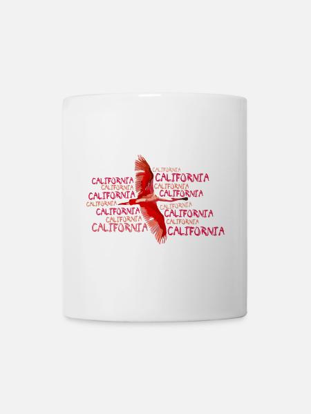 california - Tasse - Weiß