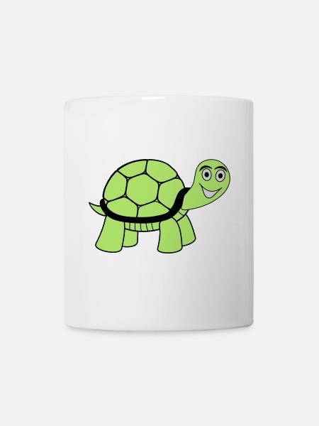 Schildkröte - Tasse - Weiß