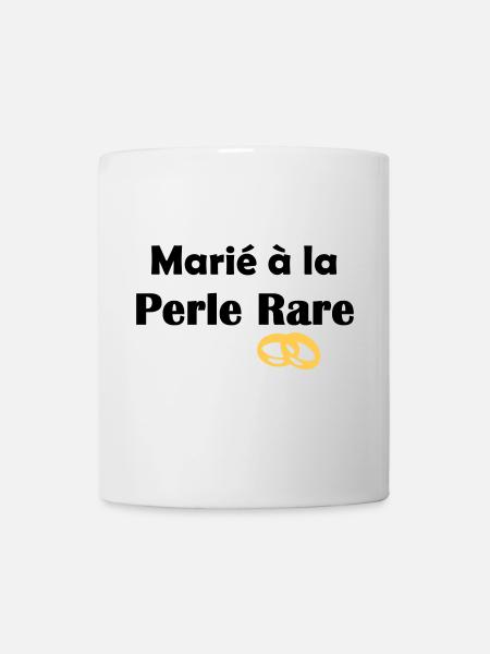 Marié à la Perle rare Mariage - Mug blanc - blanc