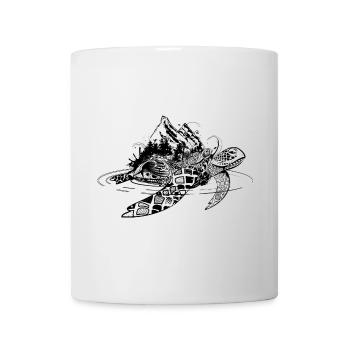 Surreal tortues de mer - Mug blanc - blanc - Devant